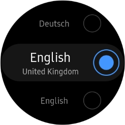 Press the required language.