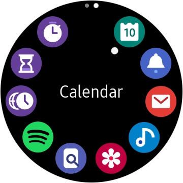 Press the find phone icon.
