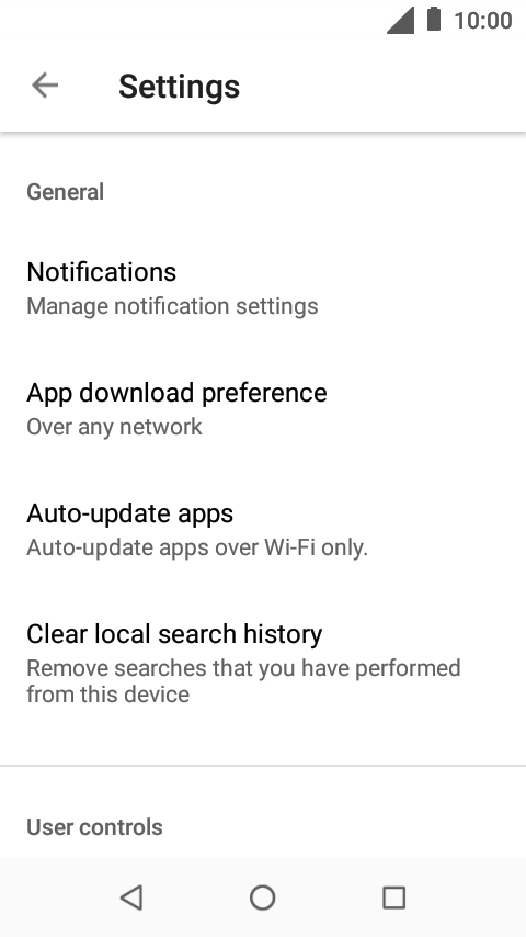 Press Auto-update apps. Press Auto-update apps.