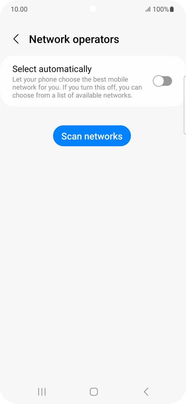 Press the indicator next to 'Select automatically' to turn on the function. Press the indicator next to 'Select automatically' to turn on the function.