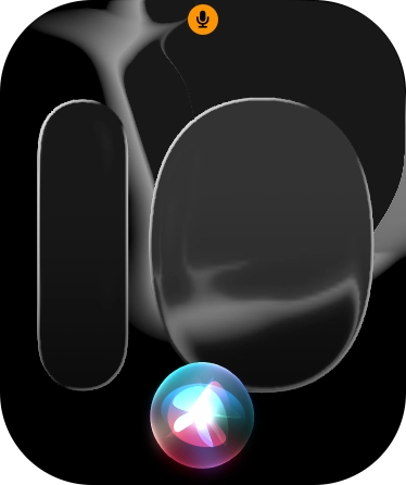 Press and hold the Digital Crown to turn on Siri. Press and hold the Digital Crown to turn on Siri.