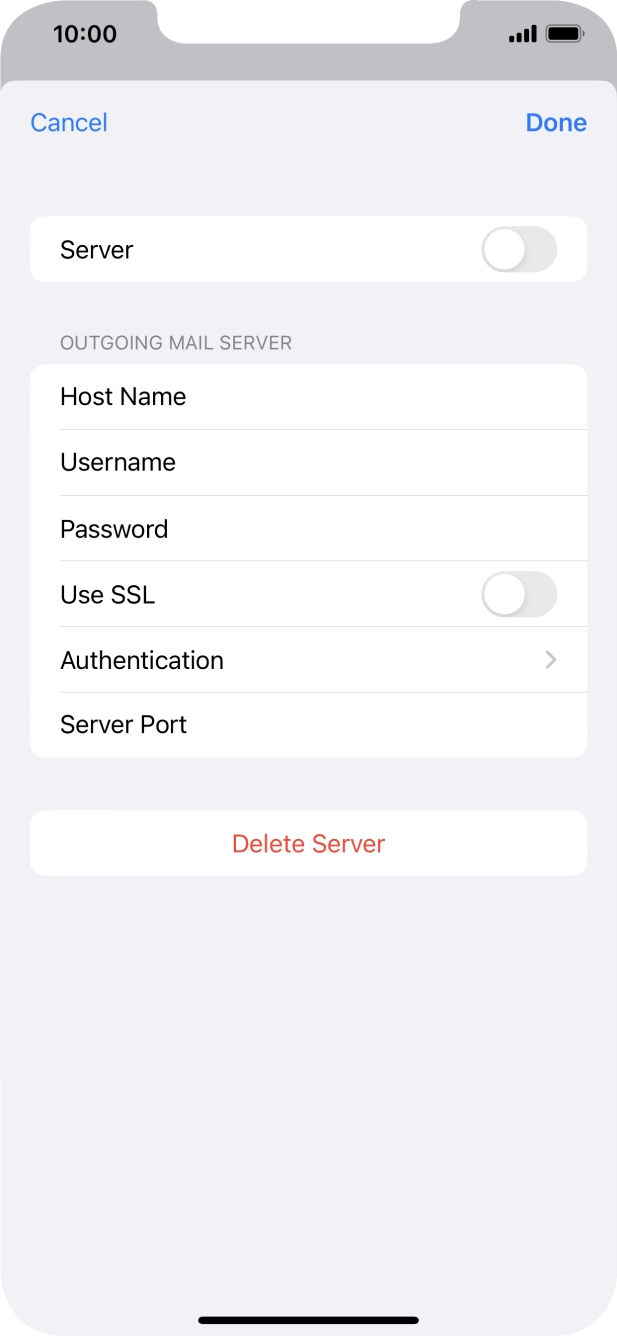 Press Authentication.