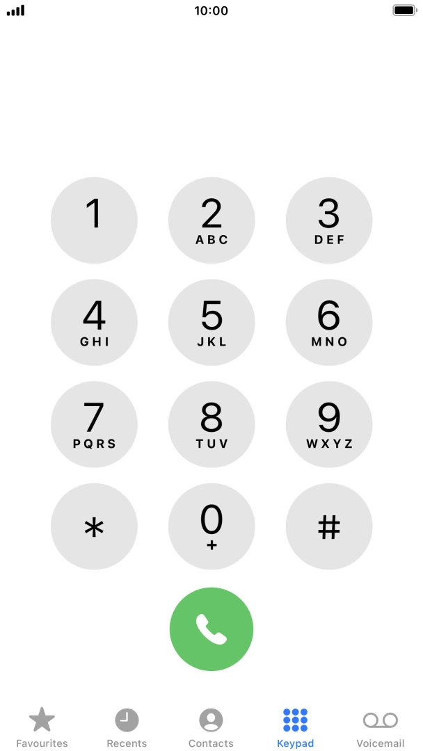 Press Keypad.