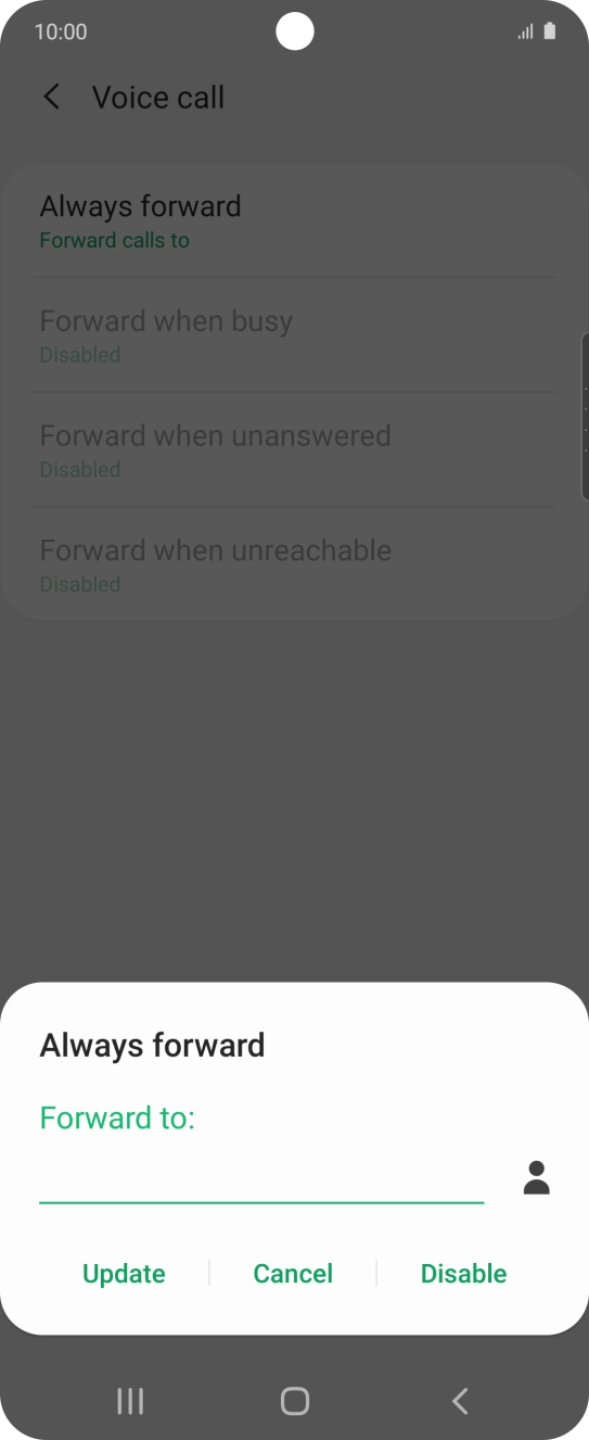 Press Disable.