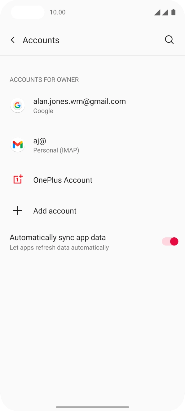 Slide your finger upwards starting from the bottom of the screen to return to the home screen.