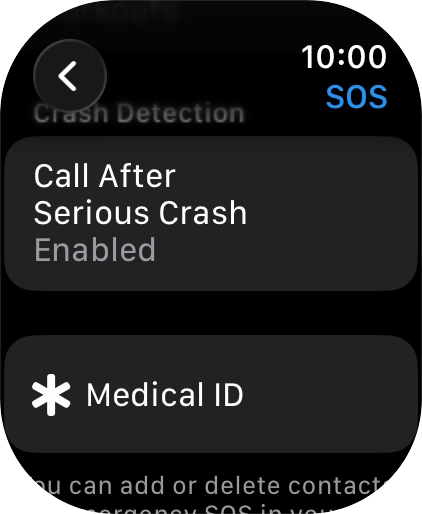 Press Medical ID. Press Medical ID.