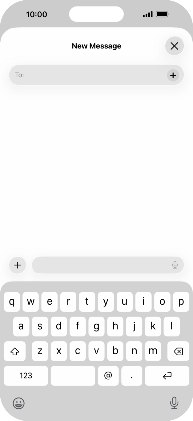 Press the add icon. Press the add icon.