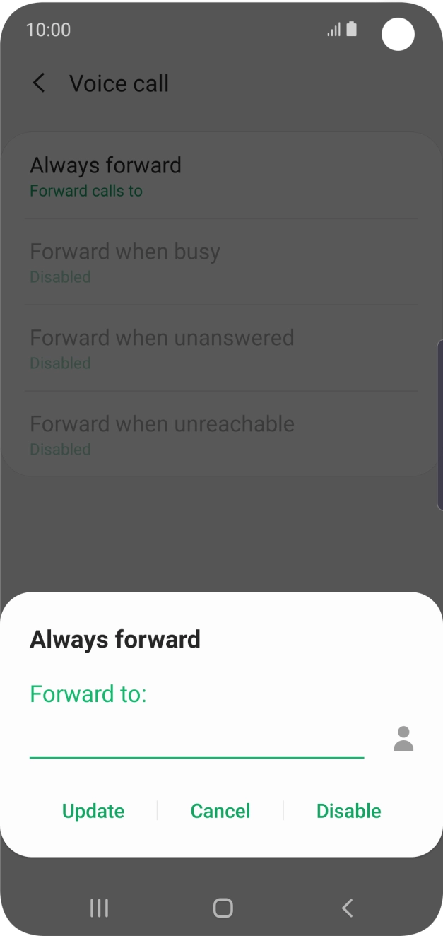 Press Disable.