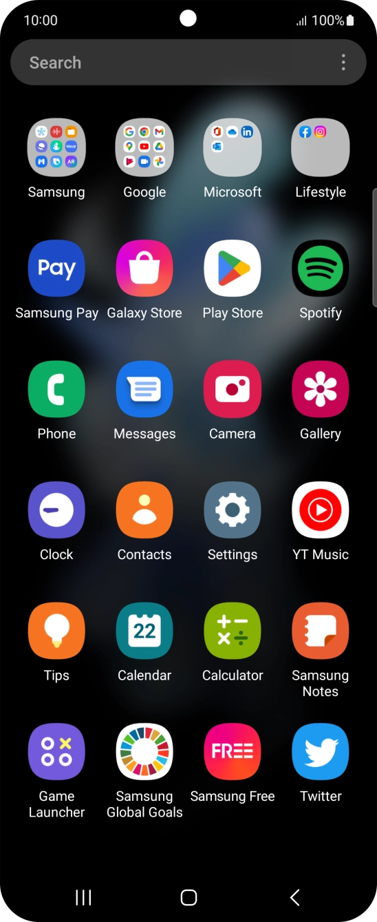 Press Play Store.