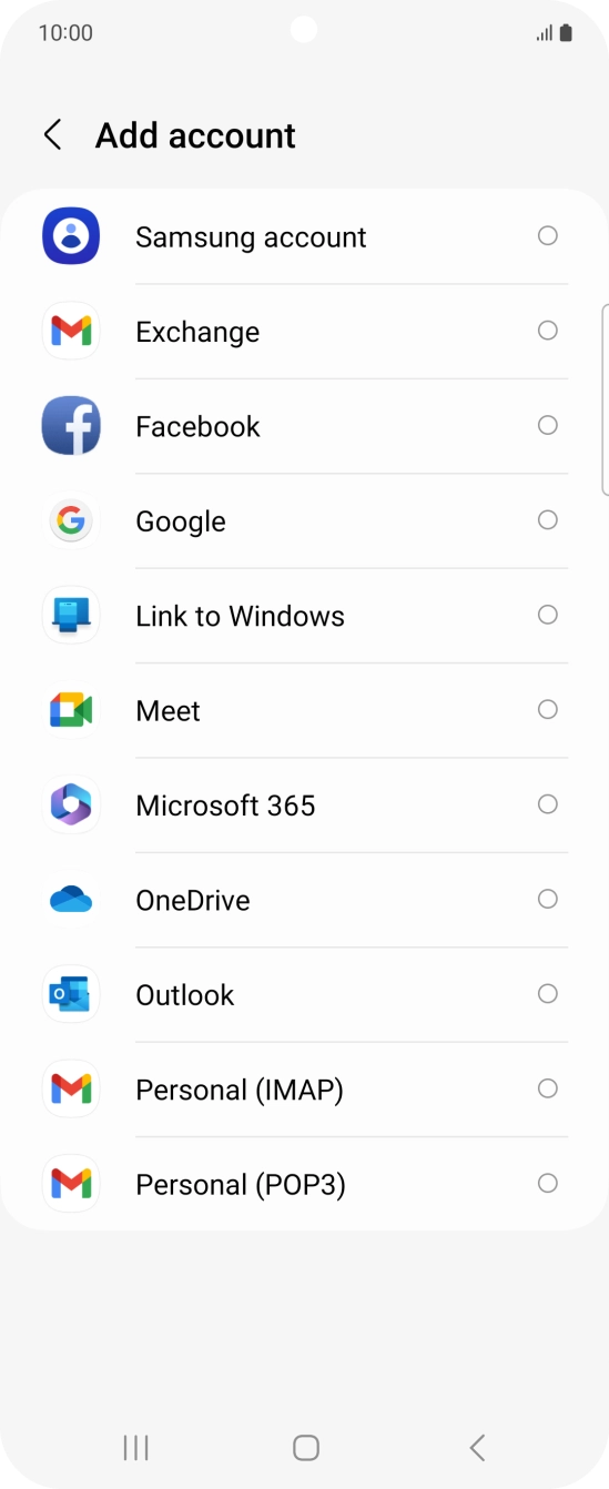 Press Google.