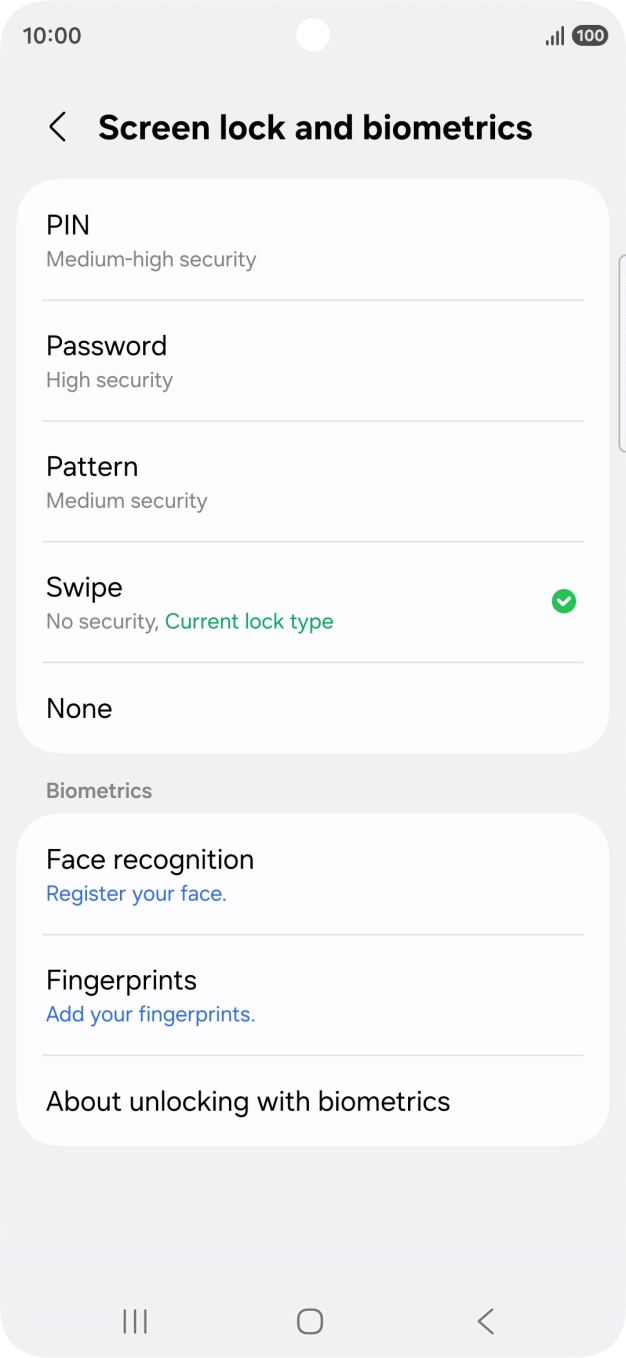 Press Fingerprints. Press Fingerprints.
