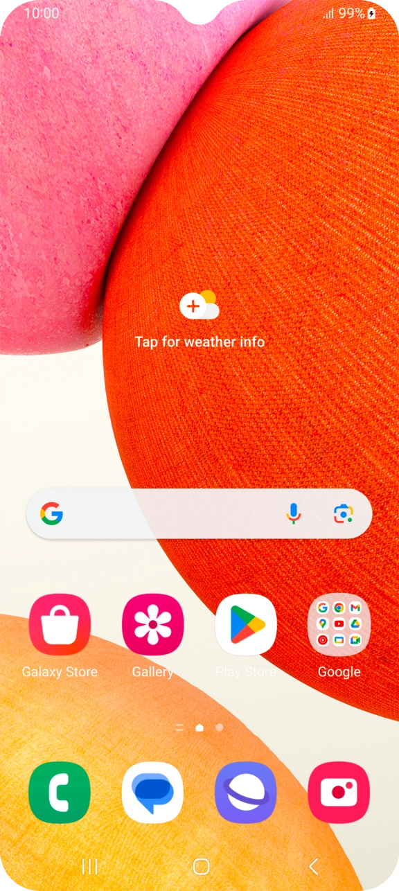When the battery charging icon is displayed, charging is in progress.