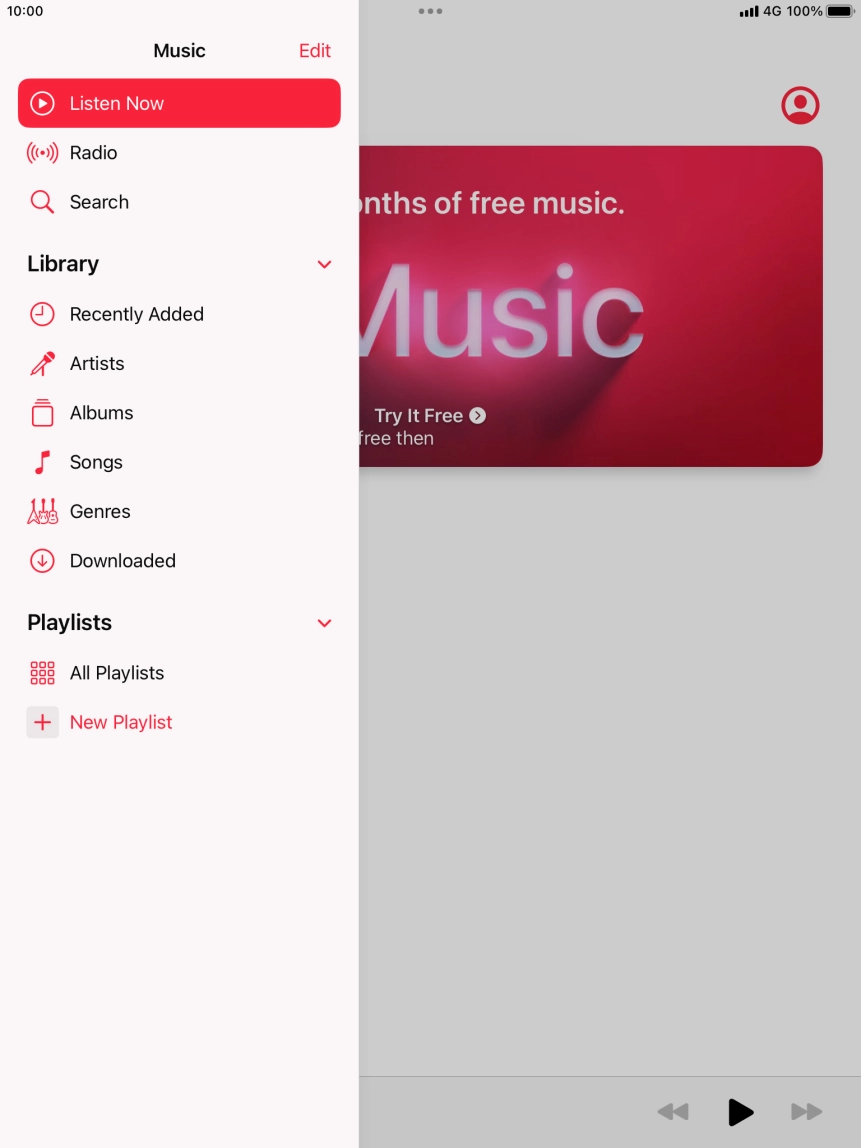 Press New Playlist.