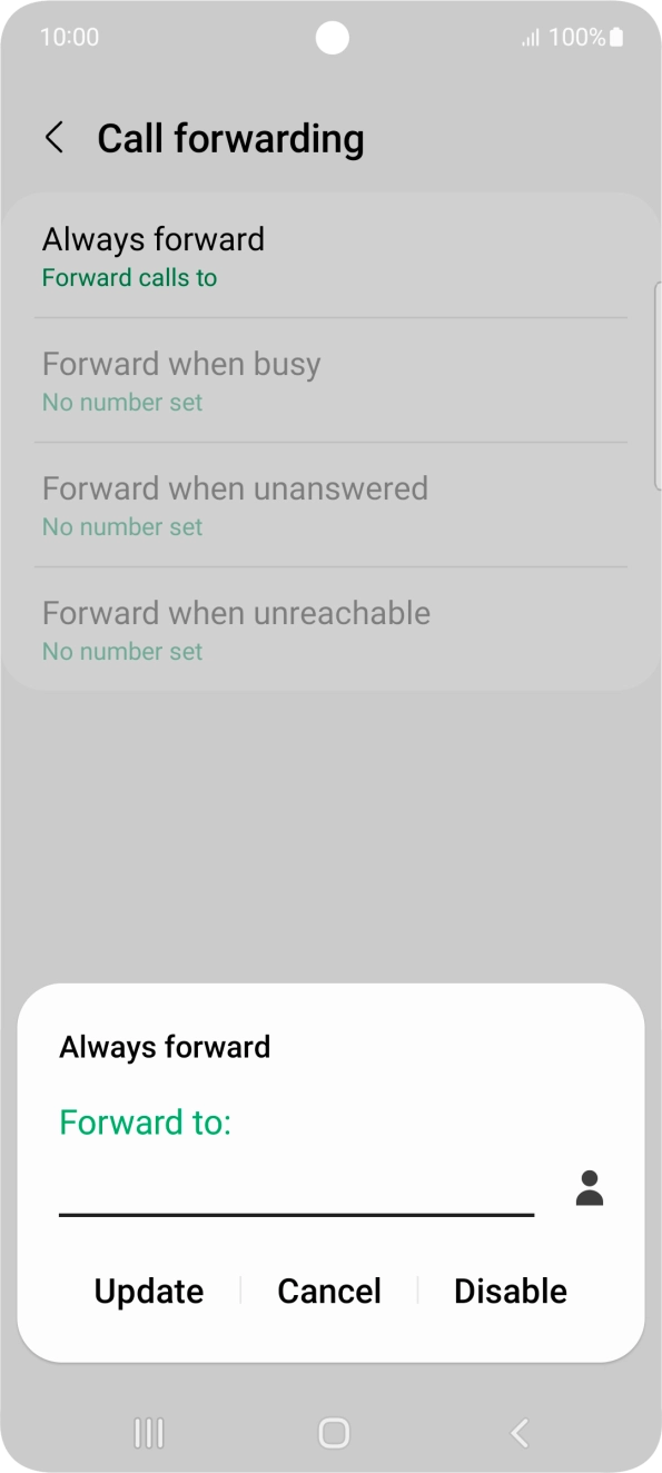 Press Disable.