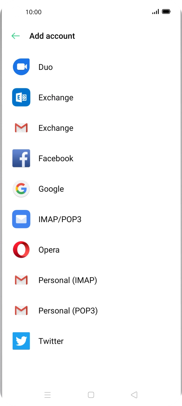 Press Google.