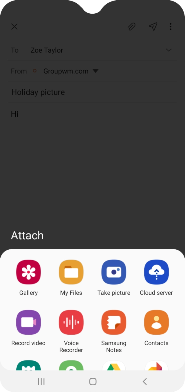 Press My Files and go to the required folder.