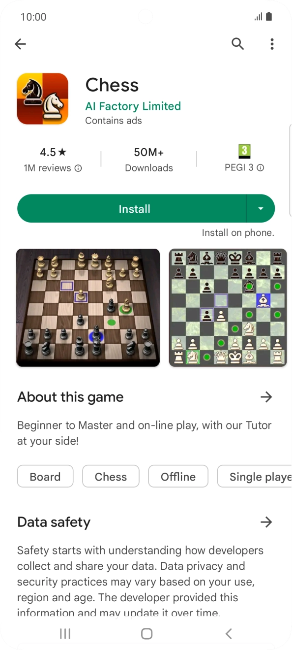 Press the Home key to return to the home screen.