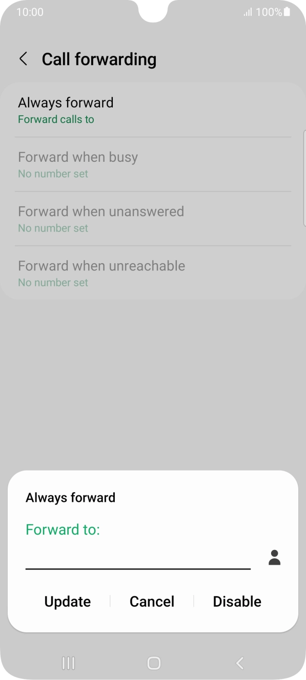 Press Disable.