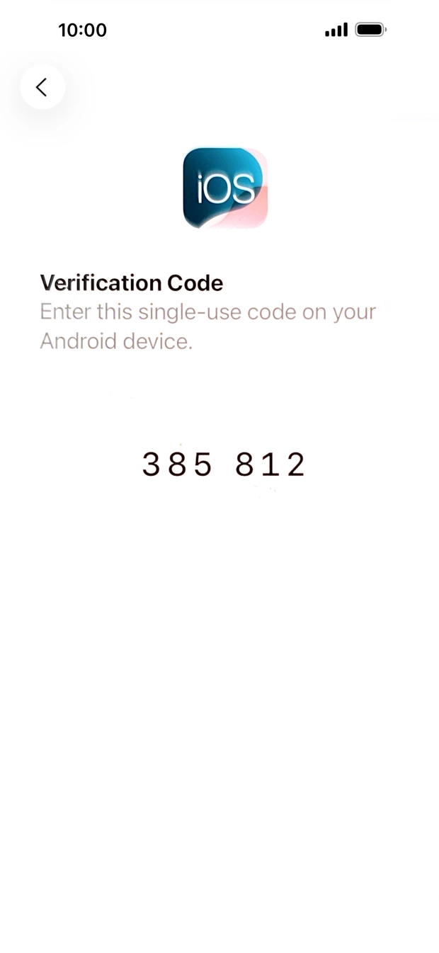 Follow the instructions on the screen and in the 'Move to iOS' app to transfer the content from the Android phone to your phone and set up your phone and prepare it for use.