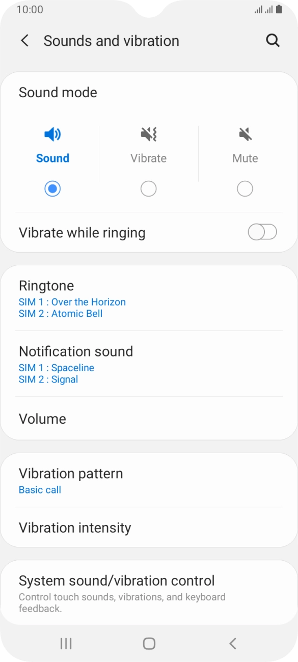 Press Ringtone.