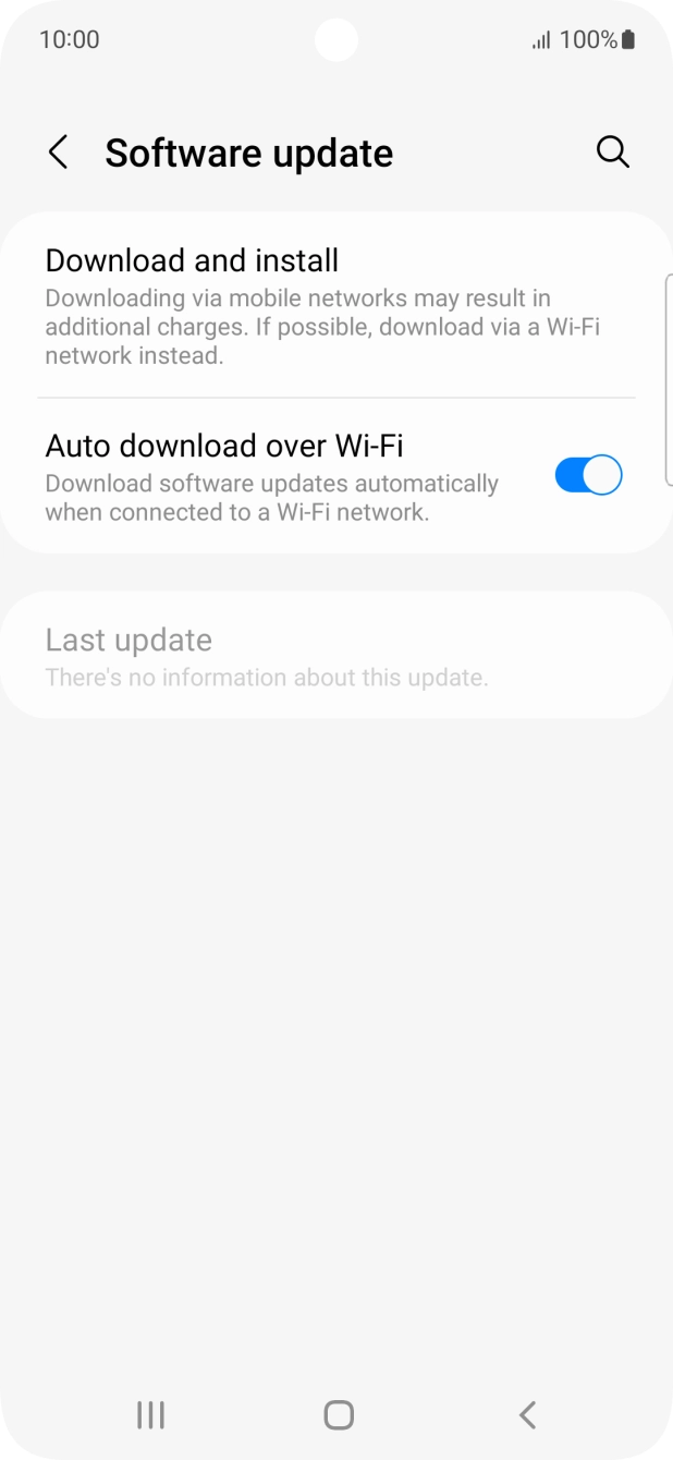 Press Download and install. If a new software version is available, it's displayed. Follow the instructions on the screen to update the phone software. Press Download and install. If a new software version is available, it's displayed. Follow the instructions on the screen to update the phone software.