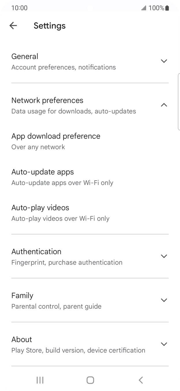 Press Auto-update apps. Press Auto-update apps.