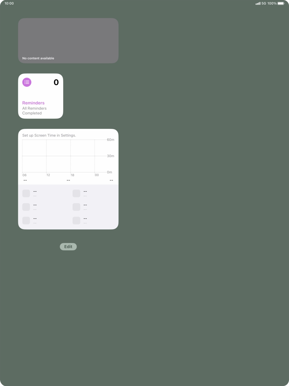 Press and hold the required Widget Stack. Press and hold the required Widget Stack.