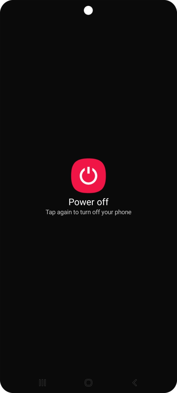 Press Power off.
