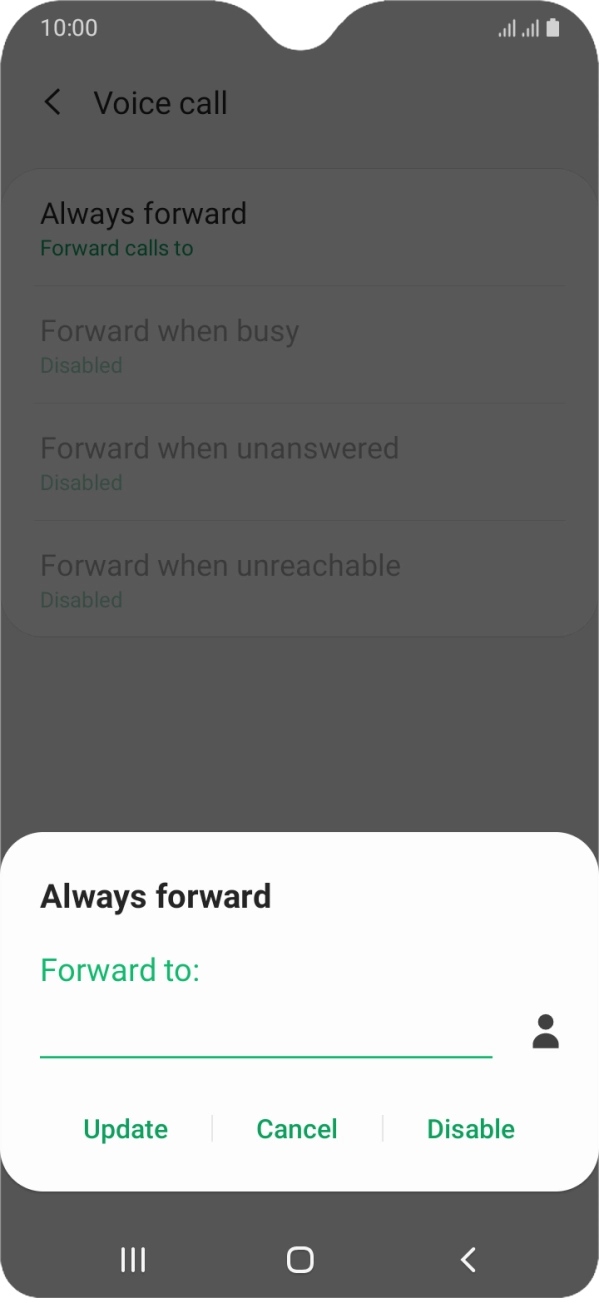 Press Disable.