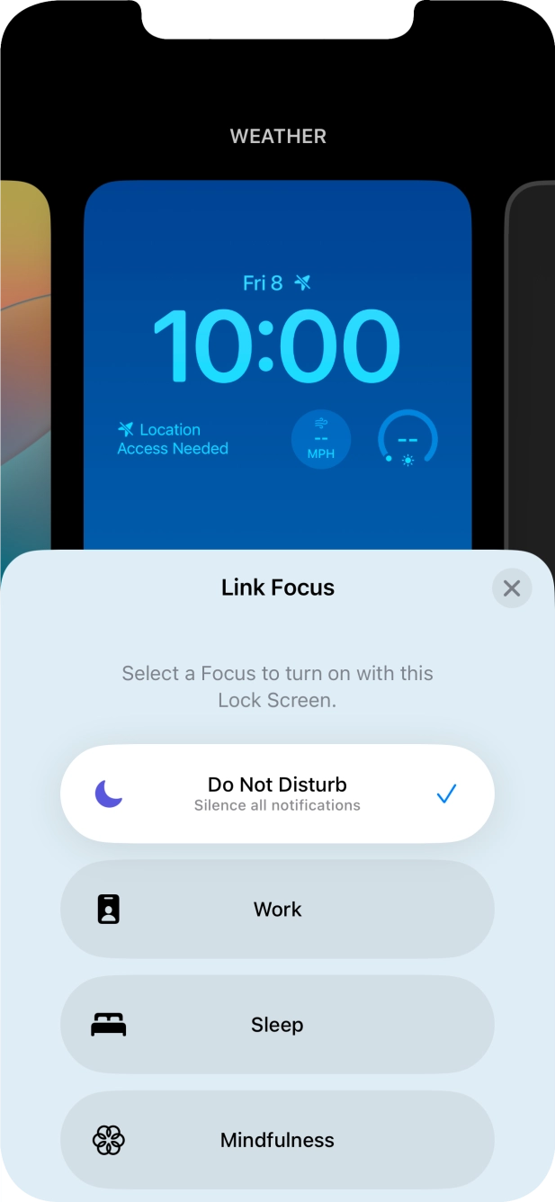 Press the close icon.