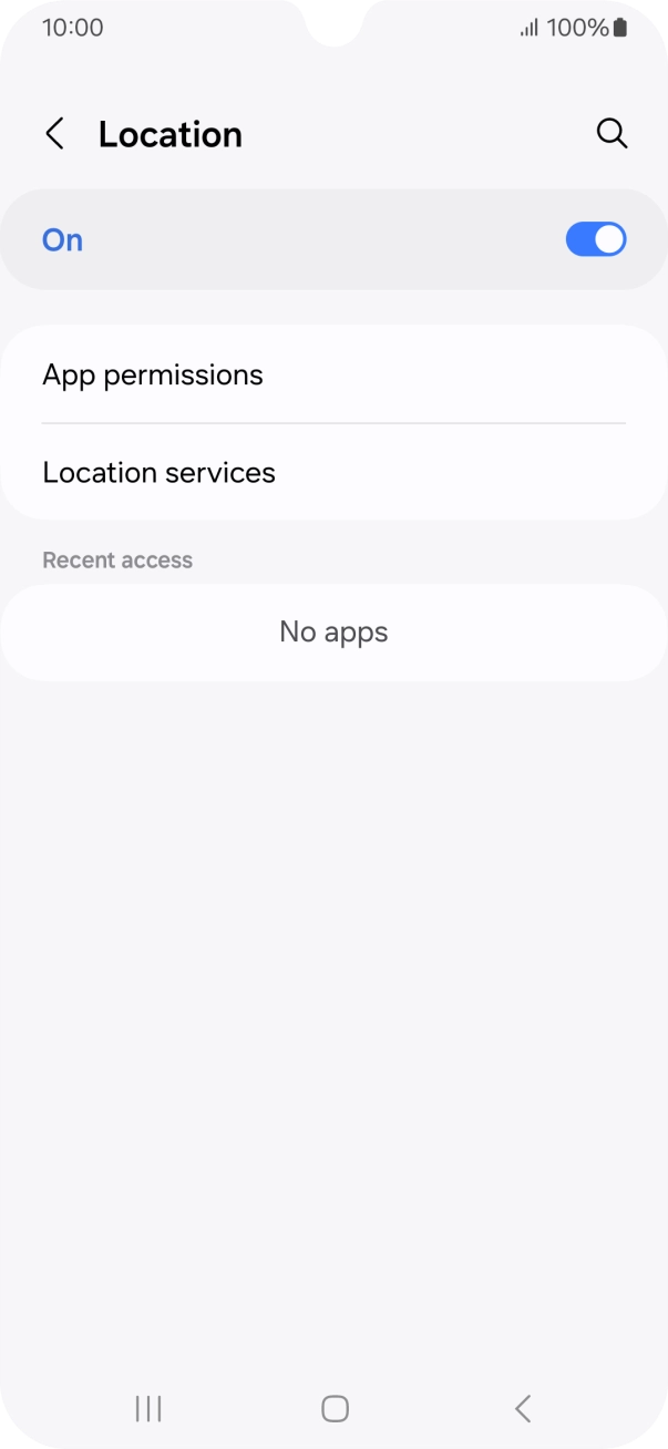 Press App permissions. Press App permissions.