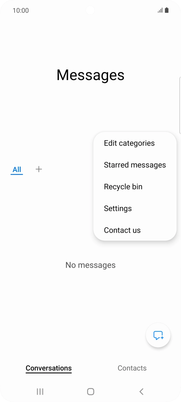 Press Settings. Press Settings.