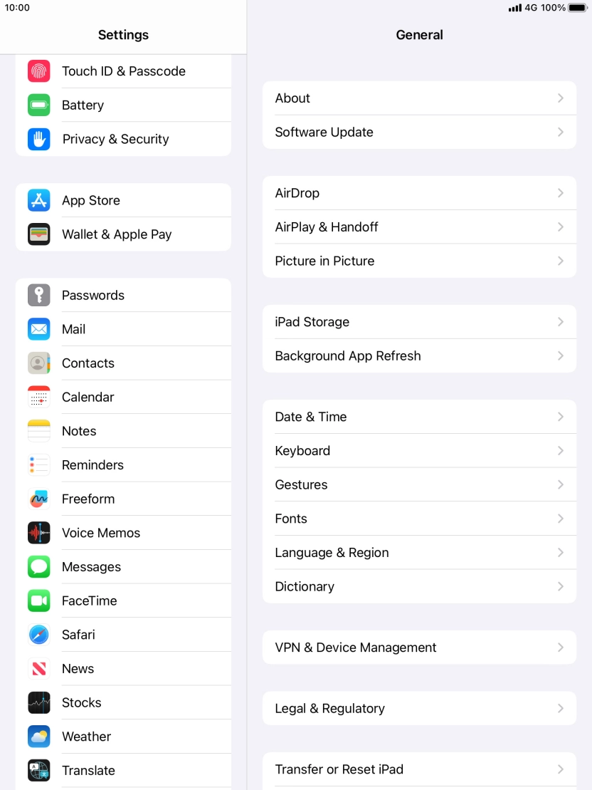 Press Touch ID & Passcode.