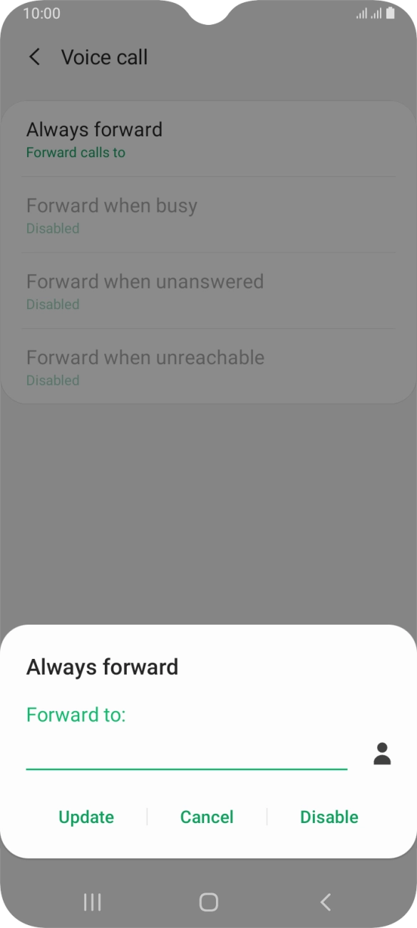 Press Disable.
