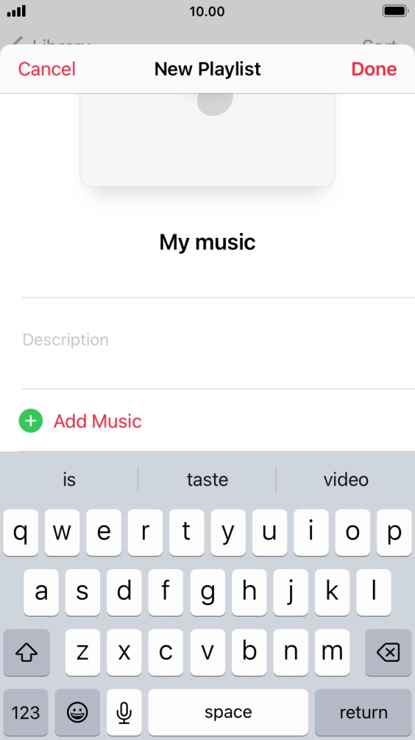 Press Add Music.