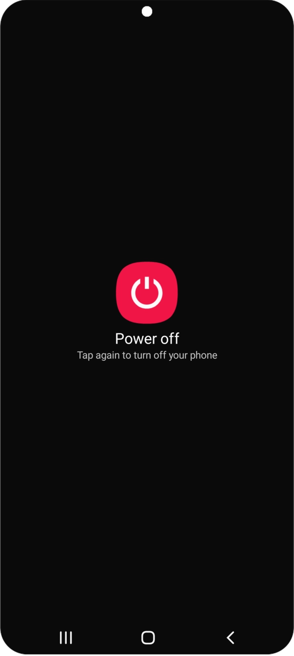 Press Power off.