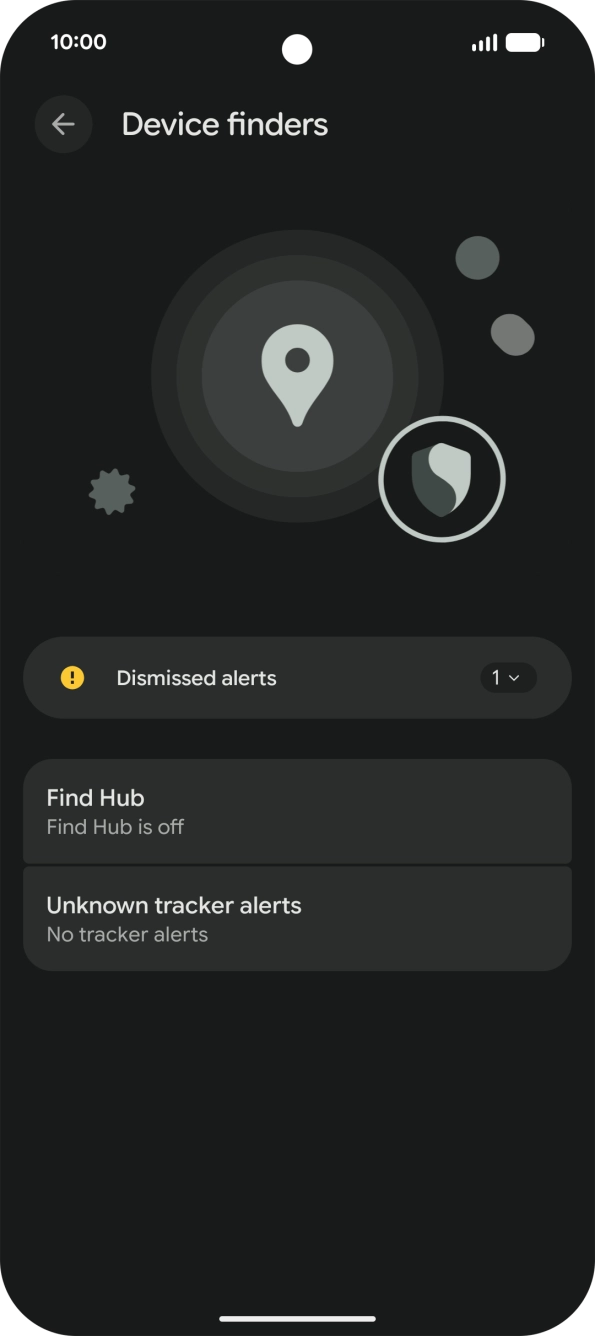 Press Find Hub. Press Find Hub.