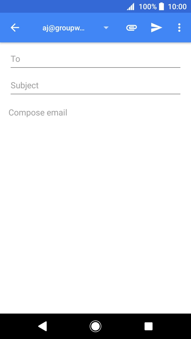 Press To and key in the first letters of the recipient's name.