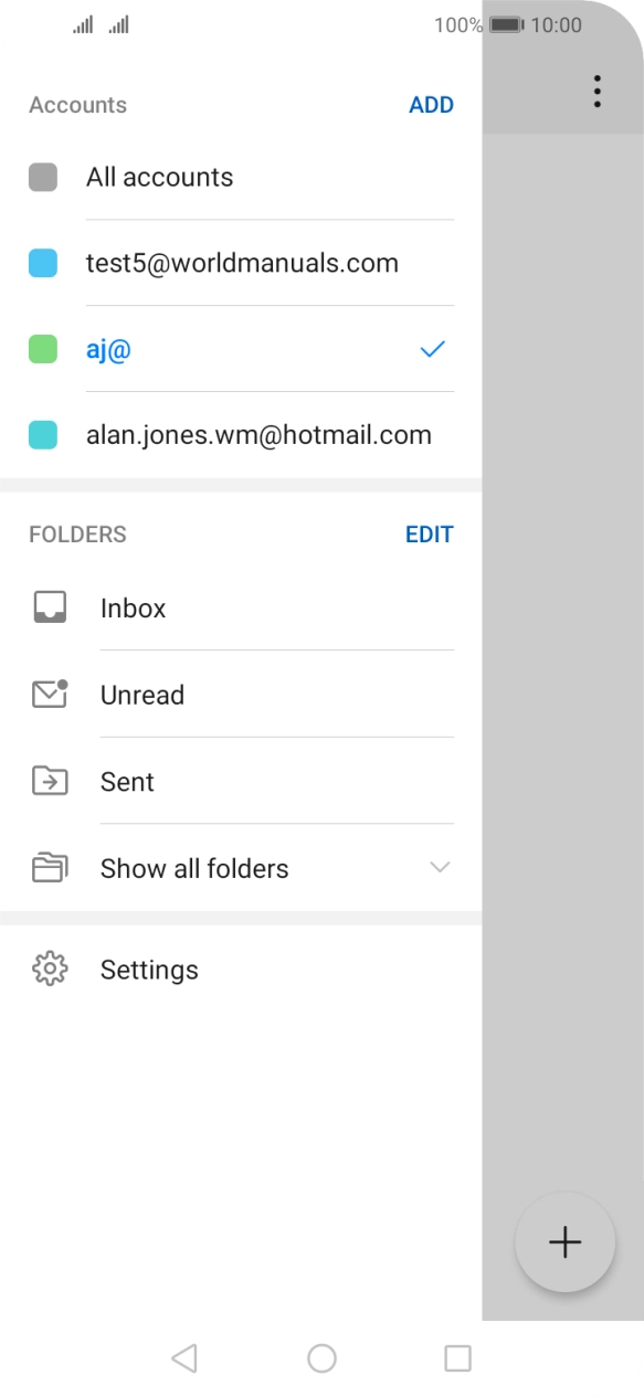 Press Settings. Press Settings.