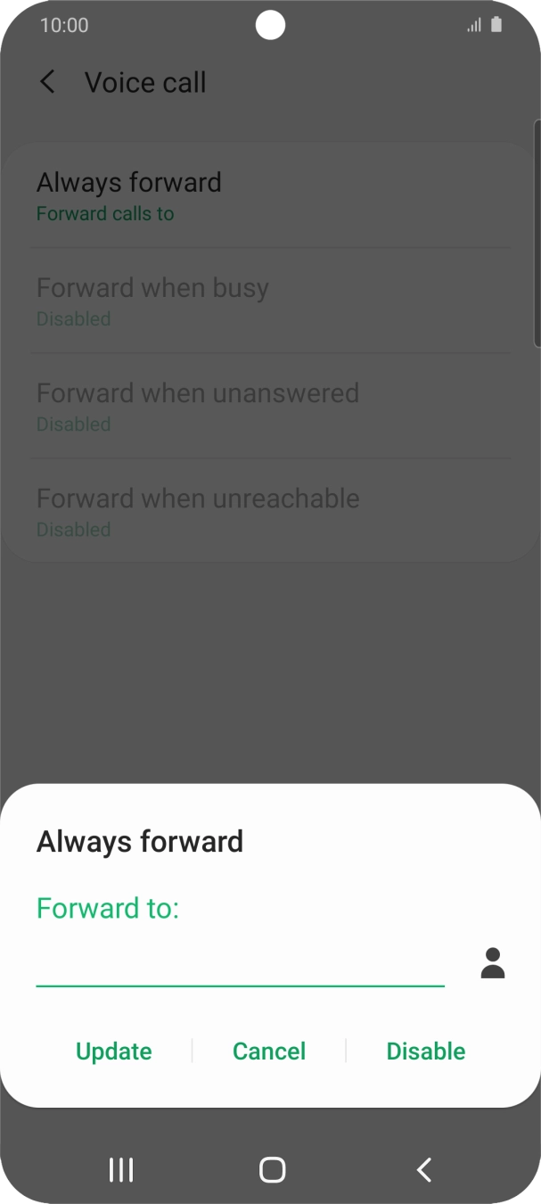Press Disable.