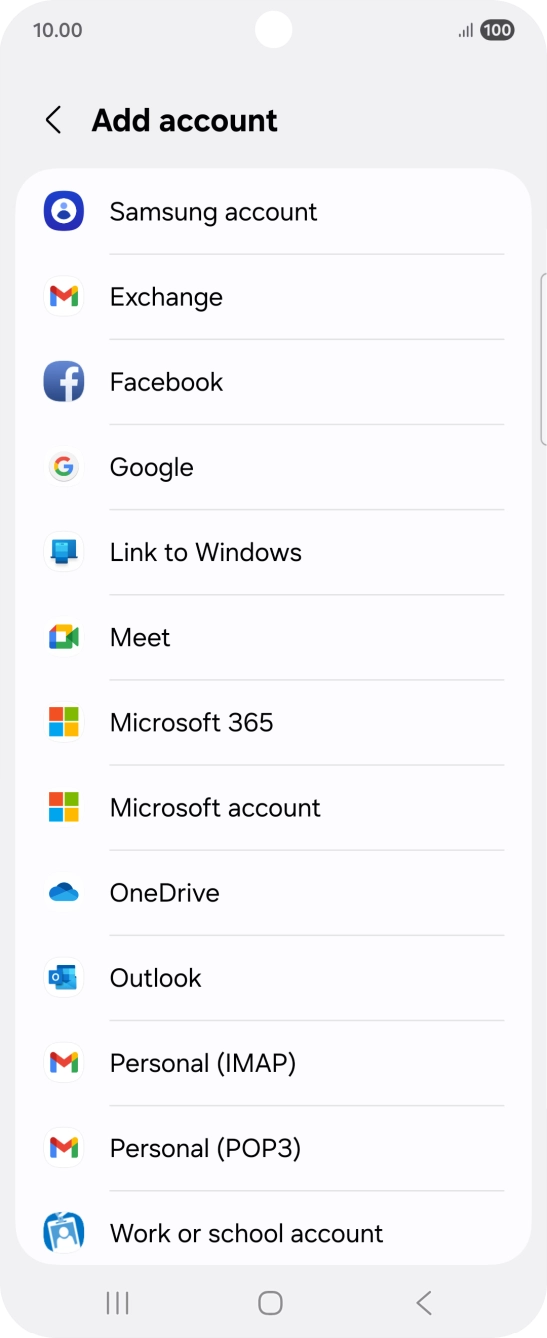Press Google.