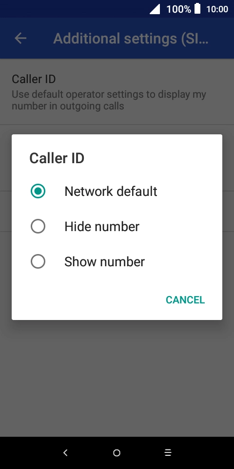 Press Show number to turn on caller identification. Press Show number to turn on caller identification.