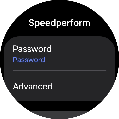 Press Password.
