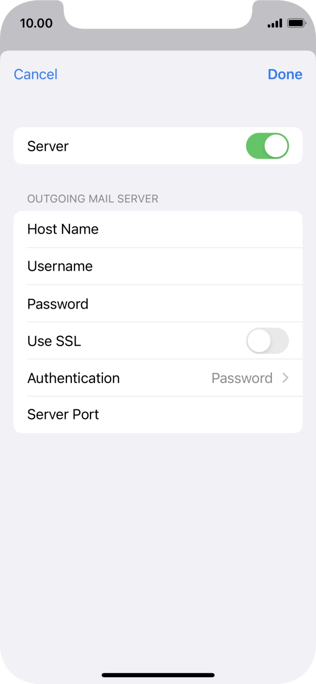 Press Authentication.