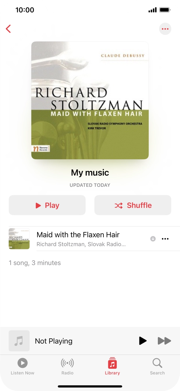 Go to the required category or playlist and press the required audio file. Go to the required category or playlist and press the required audio file.