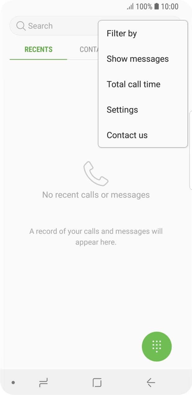 Press Settings.