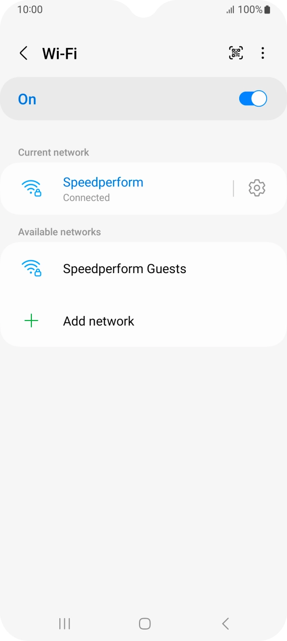 Press the Home key to return to the home screen.