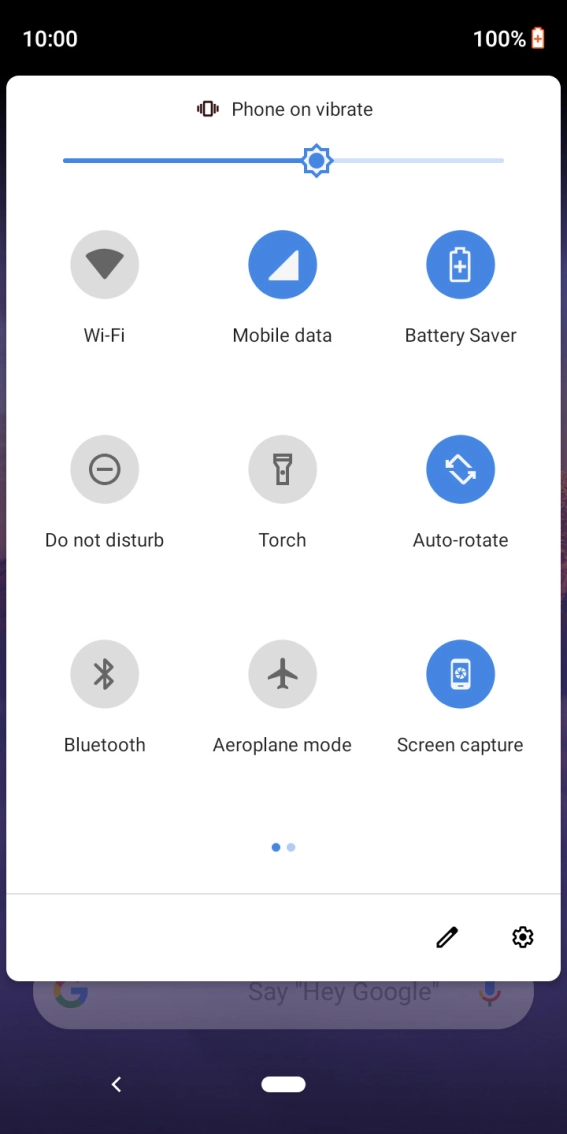 Press the Home key to return to the home screen.