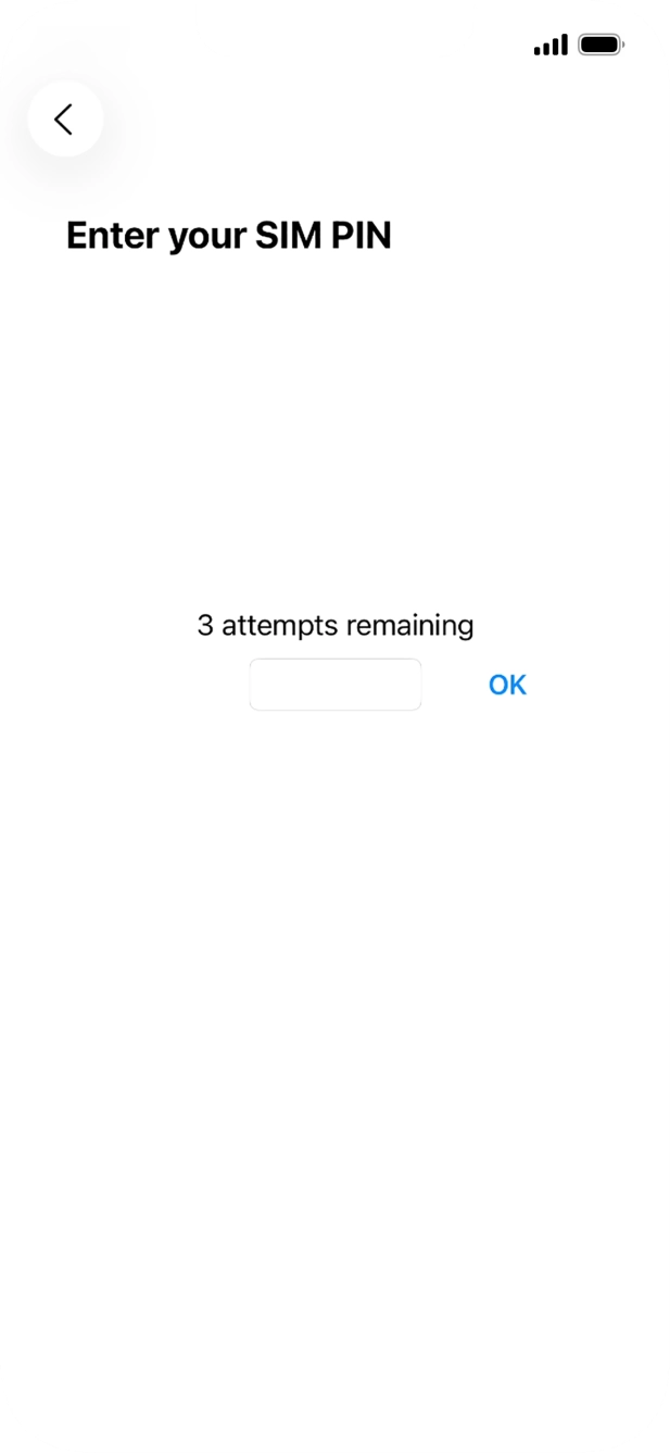 If your SIM is locked, key in your SIM PIN and press OK. The default SIM PIN is 0000. If your SIM is locked, key in your SIM PIN and press OK. The default SIM PIN is 0000.