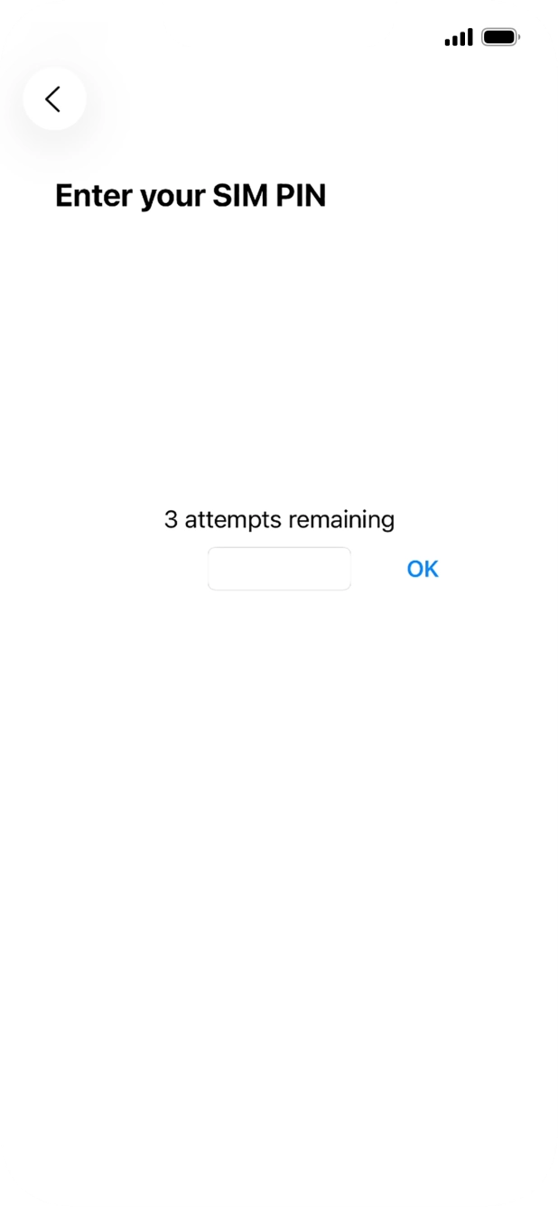 If your SIM is locked, key in your SIM PIN and press OK. The default SIM PIN is 0000. If your SIM is locked, key in your SIM PIN and press OK. The default SIM PIN is 0000.